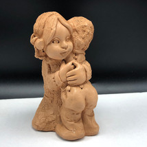 1979 Abbey Press St Meinrad pottery figurine statue sculpture Indiana 47577 hugs - £13.97 GBP