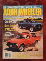 FOUR WHEELER Magazine January 1980 Five-Passenger Toyota Pickup Ford F250 Pickup - $14.40