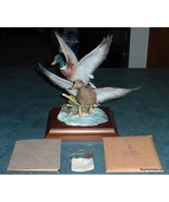 ULTRA RARE Kaiser Mallards Male And Female Ducks Figurine In Flight With... - €1.079,42 EUR