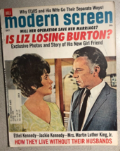MODERN SCREEN magazine October 1968 Liz Taylor cover - £11.86 GBP