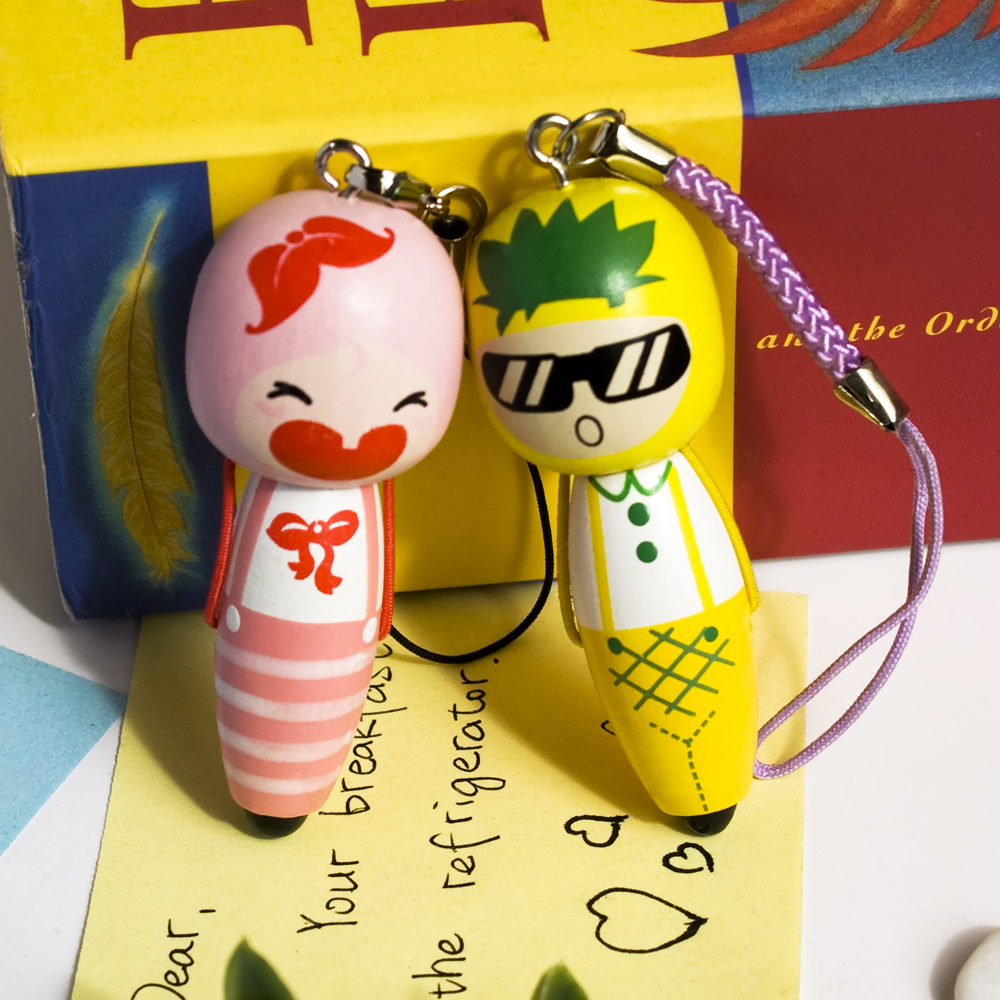 [Cherry & Pineapple] Cell Phone /Camera/Handbags Charm Strap