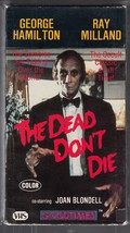 Dead Don&#39;t Die - Horror Movie - VHS - starring George Hamilton &amp; Ray Milland - £8.01 GBP