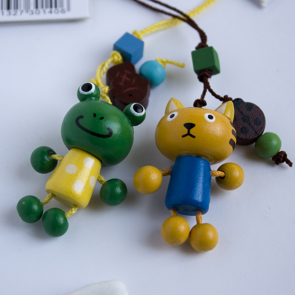 [Yellow Cat & Frog] Cell Phone /Camera/ Handbags Charm Strap
