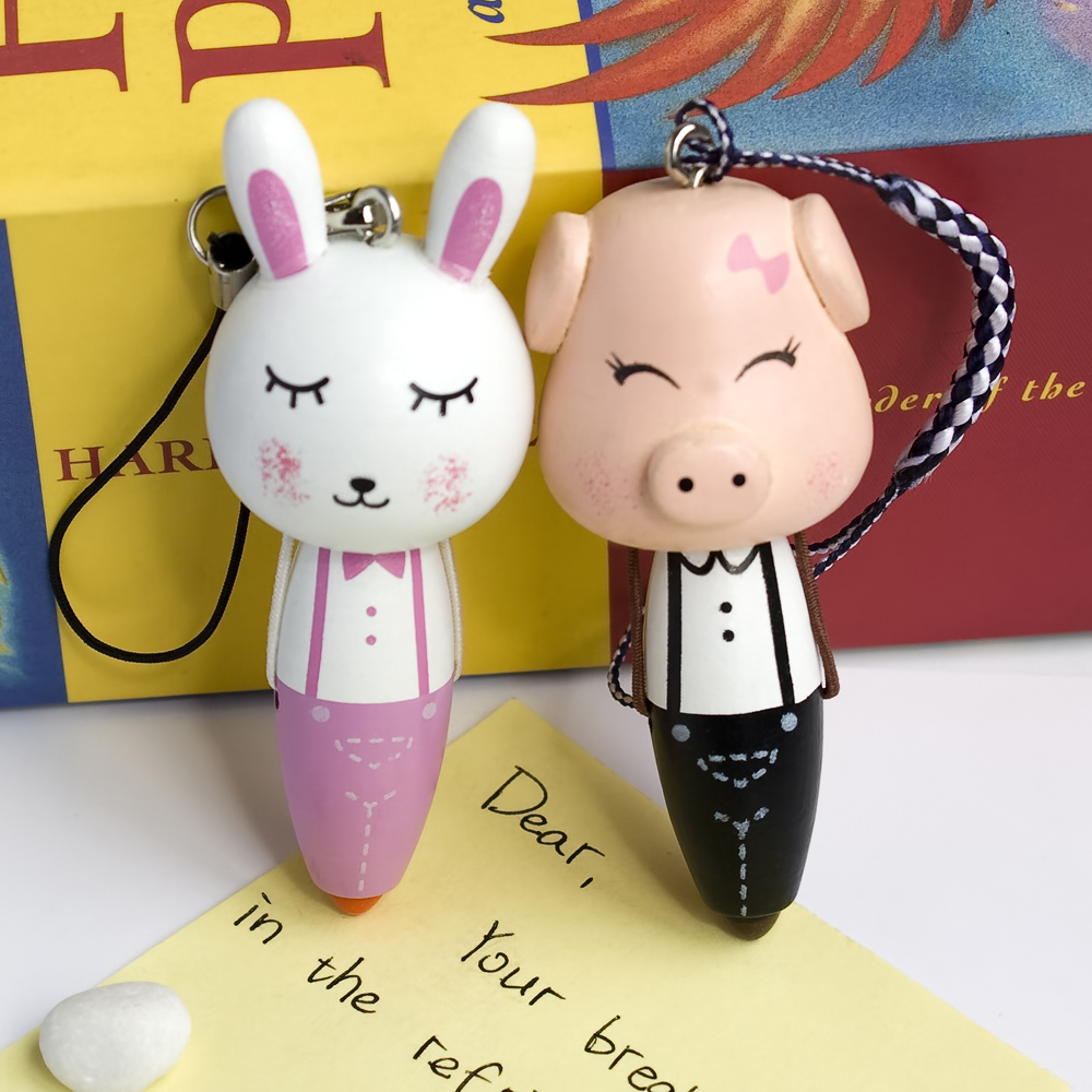 [Pig & Rabbit] Cell Phone /Camera/ Handbags Charm Strap