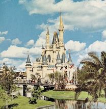 1970s Postcard Walt Disney World Cinderella Castle Magic Kingdom Vintage... - $545.74 MXN