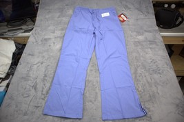 Dickies Pants Mens L Blue Contrast Stripe Unisex Scrub Medical Uniform Bottoms - £20.62 GBP