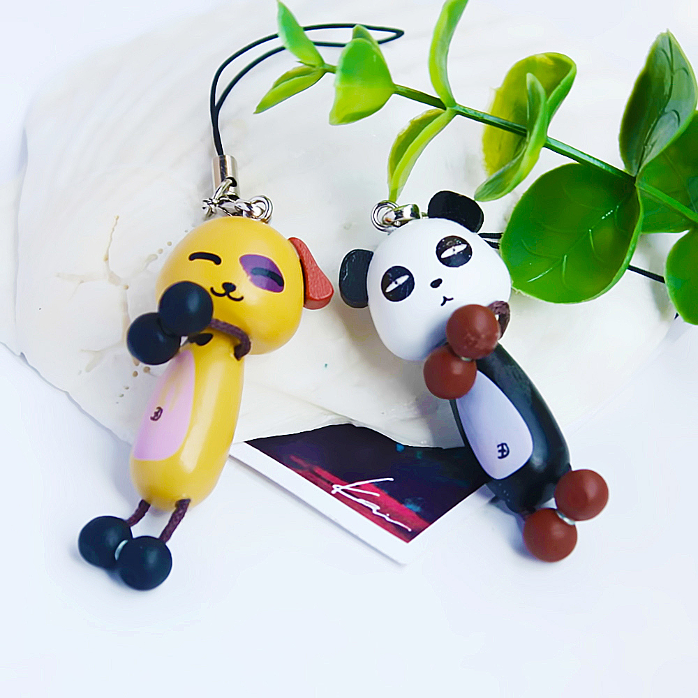 [Happy Panda & Dog] Cell Phone /Camera/ Handbags Charm Strap