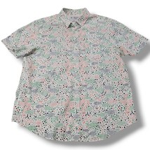 Penguin Shirt Size Large Penguin By Munsing Wear Button Up Shirt Fish Po... - $36.54