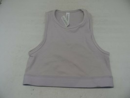 Nueskin Women Solid Pattern Tank Wireless Bralette 10479 Orchid Large - $9.49