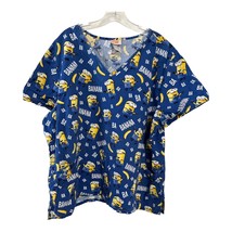Despicable Me Minions Scrub Top – Banana Print – Size XL - $18.00