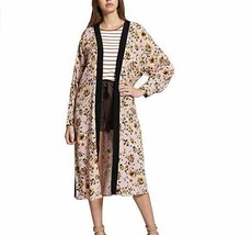 Sanctuary Clothing Womens One Size Pink Floral Open Front Kimono Cover Up NEW - £31.34 GBP