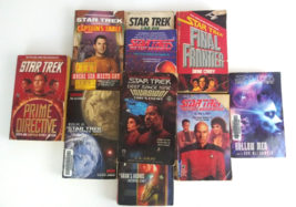 Lot Of 10 Star Trek Paperback Novels Mostly Vintage Copyright Dated 1976-2006 - £19.33 GBP