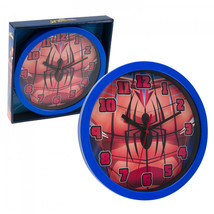 Spider-Man Classic Suit Wall Clock Black - £21.56 GBP