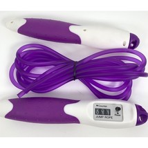 Jump Rope Counter Purple White Exercise School Summer Children Adult - £7.16 GBP