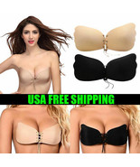 Silicone Push-Up Backless Strapless Self Adhesive Gel Magic Stick Invisi... - $19.01 CAD