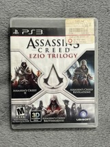 Assassin&#39;s Creed Ezio Trilogy (Sony PlayStation 3, 2012) PS3 Complete W/ Manual - £14.99 GBP