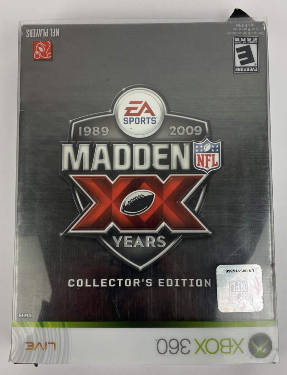 Madden XX Years 1989-2009 Collector&#39;s Edition Xbox 360 Head Coach 09 Com... - $23.75