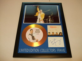 Freddie Mercury Signed Gold Cd Disc New 11 - £14.86 GBP