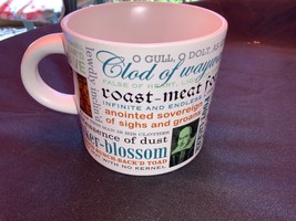 2014 Shakespearean Insults Coffee Mug Unemployed Philosophers Guild - $12.89 CAD