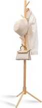 Z&amp;L HOUSE Coat Rack Freestanding, Pure Natural Solid Wooden Coat Tree, 8 Hooks - £31.96 GBP