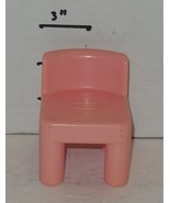Vintage Little Tikes Dollhouse Pink Chair Replacement - $21.66 CAD