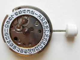 NOS Nivada FHF Cal. 378 white date - at 3 manual wind watch movement Lig... - $23.19