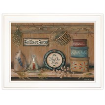 Treasures on the Shelf II White Framed Print Wall Art - $99.49