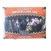 CMON Massive Darkness Sorcerers vs Lord Tusk Box Set Expansion Pack New ... - £55.18 GBP