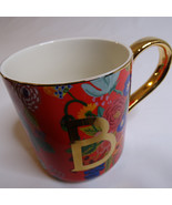 Rifle Paper Co. For Anthropologie Garden Party Monogram Mug Letter B Col... - $10.94