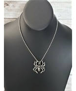 Large Spider Necklace Silver Tone - Brand New - £7.85 GBP