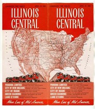 Illinois Central Railroad Condensed Time Tables April 1965 Main Line Mid America - £11.05 GBP