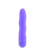 First Time Mini Power Swirl Vibrator Waterproof 4.5 Inch Purple - $17.32 CAD