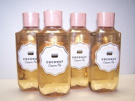 Bath &amp; Body Works Coconut Cream Pie Shower Gel 10 oz - Lot of 4 - £31.96 GBP