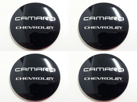 Chevrolet camaro - Set of 4 Metal Stickers for Wheel Center Caps Logo Badges Rim - £19.90 GBP+