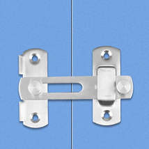 Medium 201 Stainless Steel Barn Door Lock Hook Stainless Steel Door Buckle Inser - £1.57 GBP