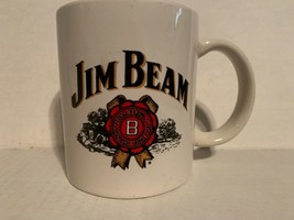 Vintage Jim Beam Logo Ceramic Coffee Mug - £3.13 GBP