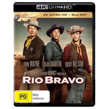 Rio Bravo 4K Ultra HD + Blu-ray | John Wayne, Dean Martin, Ricky Nelson - $21.43