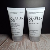 OLAPLEX No. 3 Hair Perfector &amp; No. 8 Mask Travel 1oz Each SEALED (Set Of 2) - $15.50