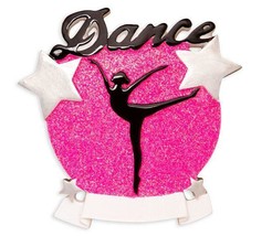 Dance Siloette Personalized Christmas Tree Ornament - $24.95