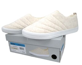 Hurley Arlo Puff Clog Shoe, Women&#39;s Slip-on Beige Sneaker, Soft, Plush Lined - £31.93 GBP