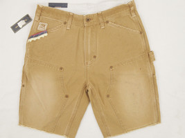 NEW $90 Polo Ralph Lauren Cutoff Carpenter Canvas Shorts!  40  *Vintage Style* - £39.30 GBP