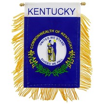 Kentucky State Flag Mini Banner 3&quot; x 5&quot; - $11.66