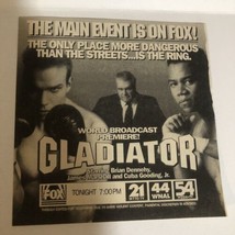 Gladiator Vintage Tv Guide Print Ad Cuba Gooding Jr Brian Dennehy TPA23 - £4.45 GBP