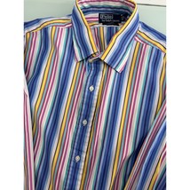 VTG Polo Ralph Lauren Curham Men Shirt Long Sleeve Button UP Classic Fit... - $24.72