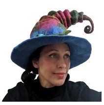 Terrapin Trading Nepalese Felt Hat | Wizard Witch Magician | One Size | Festival - £27.57 GBP
