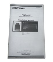 Hayward Pro Logic Installation Manual for PS-8 PS-8-V PS-16-V PS-4 - $28.99
