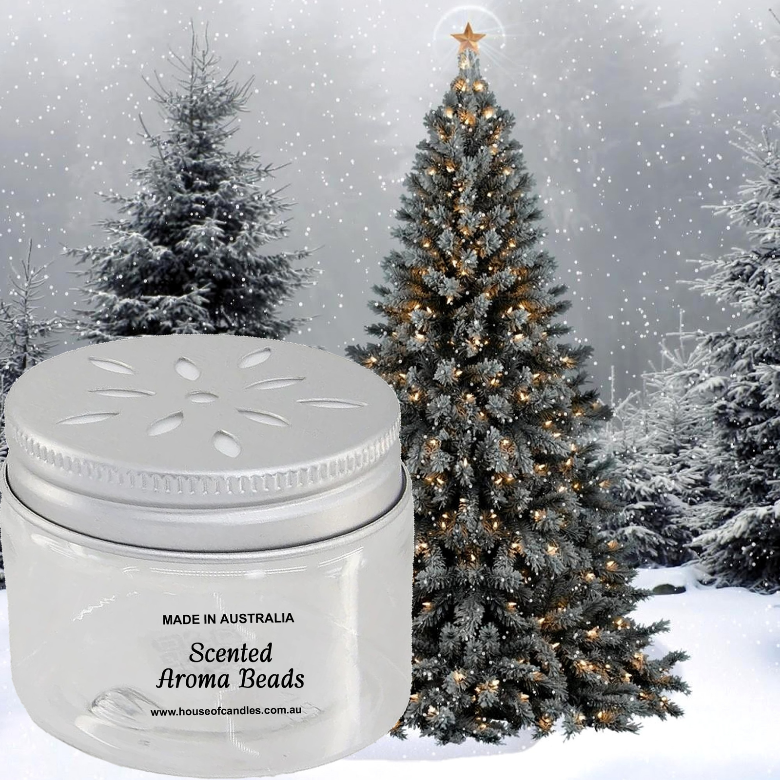 Christmas Balsam Room/Car/Linen/Towels Air Freshener Aroma Beads