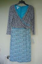 Nwt London Times Blue Printed Career Dress Size 8 Size 10 Size 18 W 20 W $70 - £38.76 GBP+