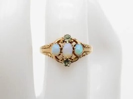 2.50Ct Lab Created Opal Oval Cut Women&#39;s Engagement Ring 14K Yellow Gold Plated - $104.99