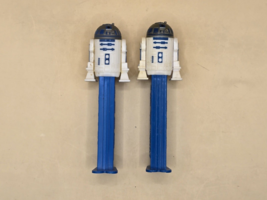 **2-LOT**  R2 D2  Star Wars Pez Candy Dispenser Lucas Films-Vintage - $19.61